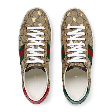 gucci women's ace gg supreme sneaker with bees|gucci ace sneakers price increase.